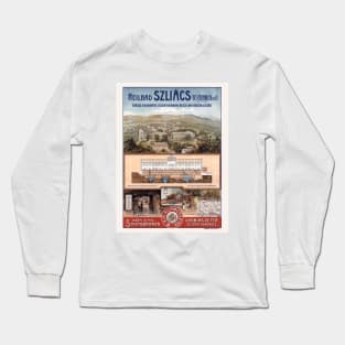 Szliacs Spa Slovakia Vintage Poster 1910 Long Sleeve T-Shirt